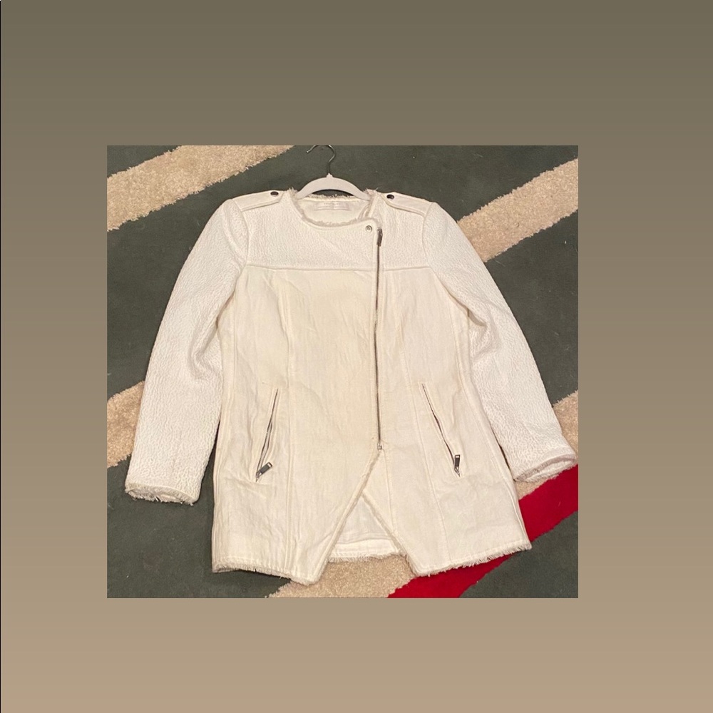 White Jacket Trafaluc by Zara